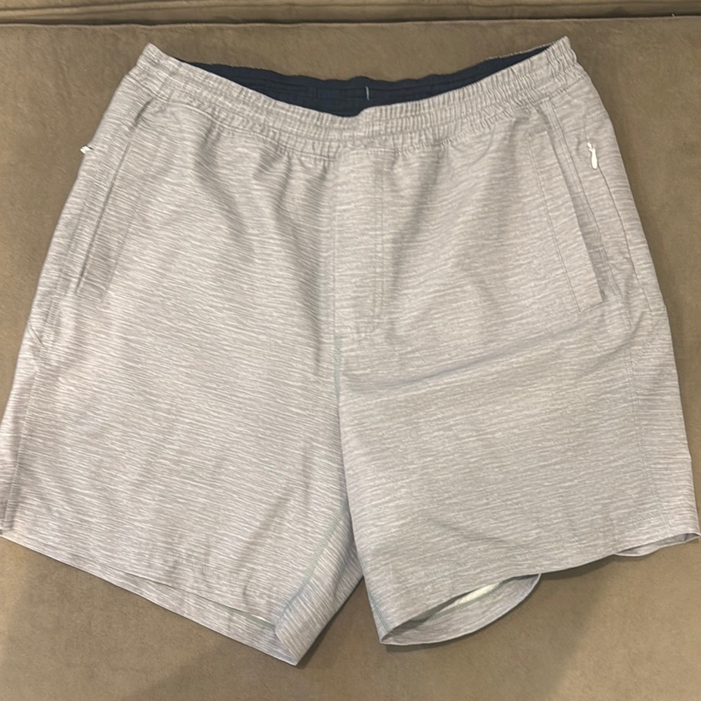 Birddogs Light Gray Athletic Workout Shorts